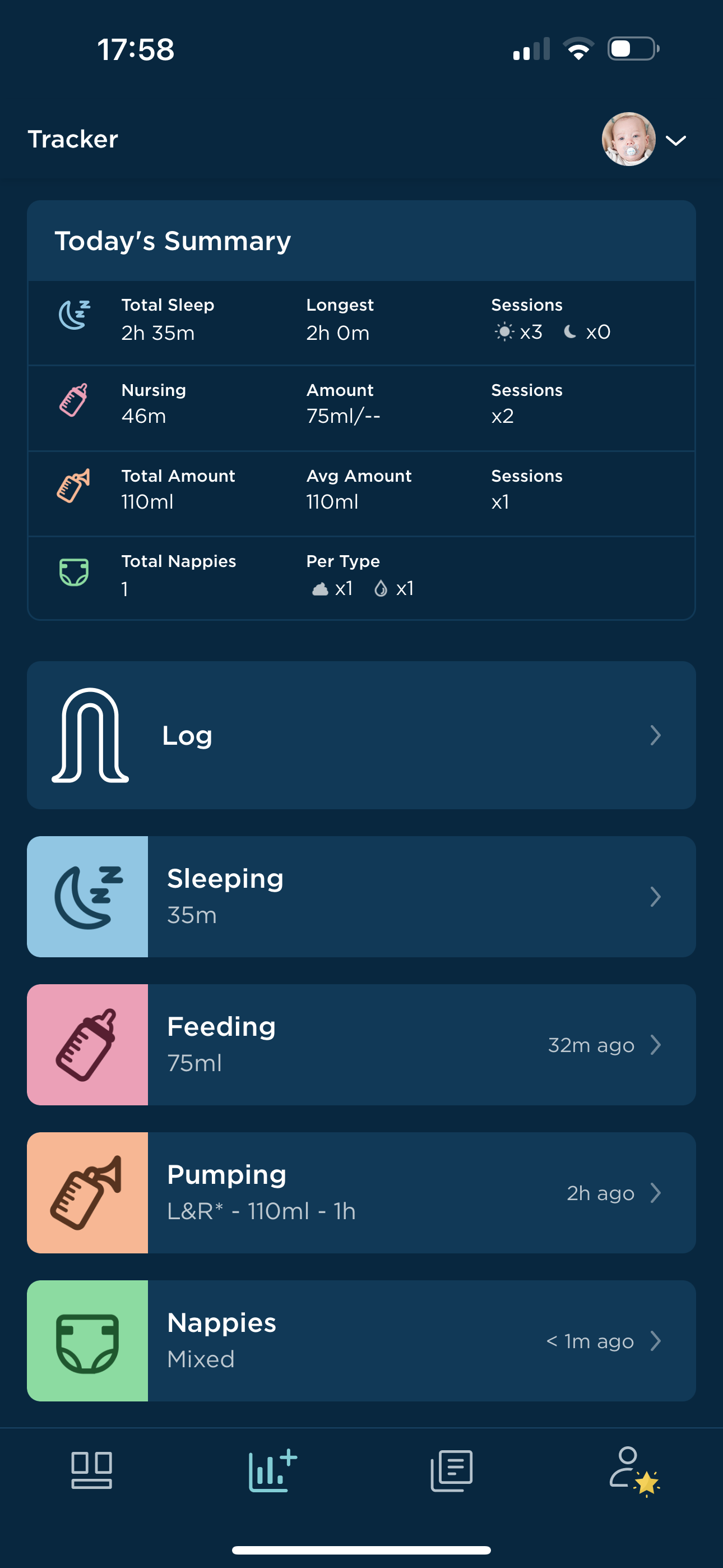 Can I track other activities besides sleep? Root Tracker.PNG