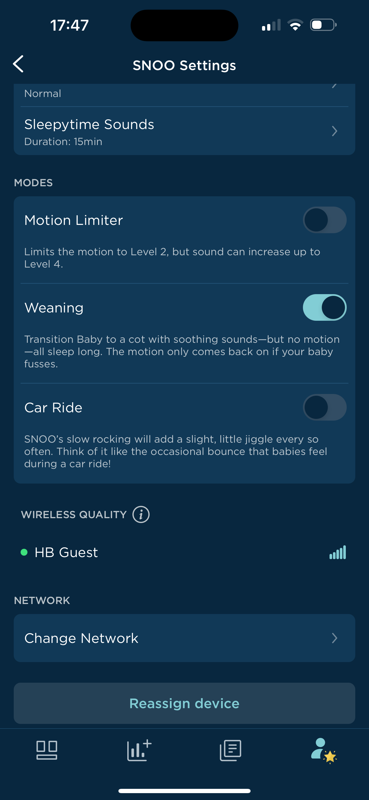What is the Weaning Feature and when should I use it?  1st.PNG